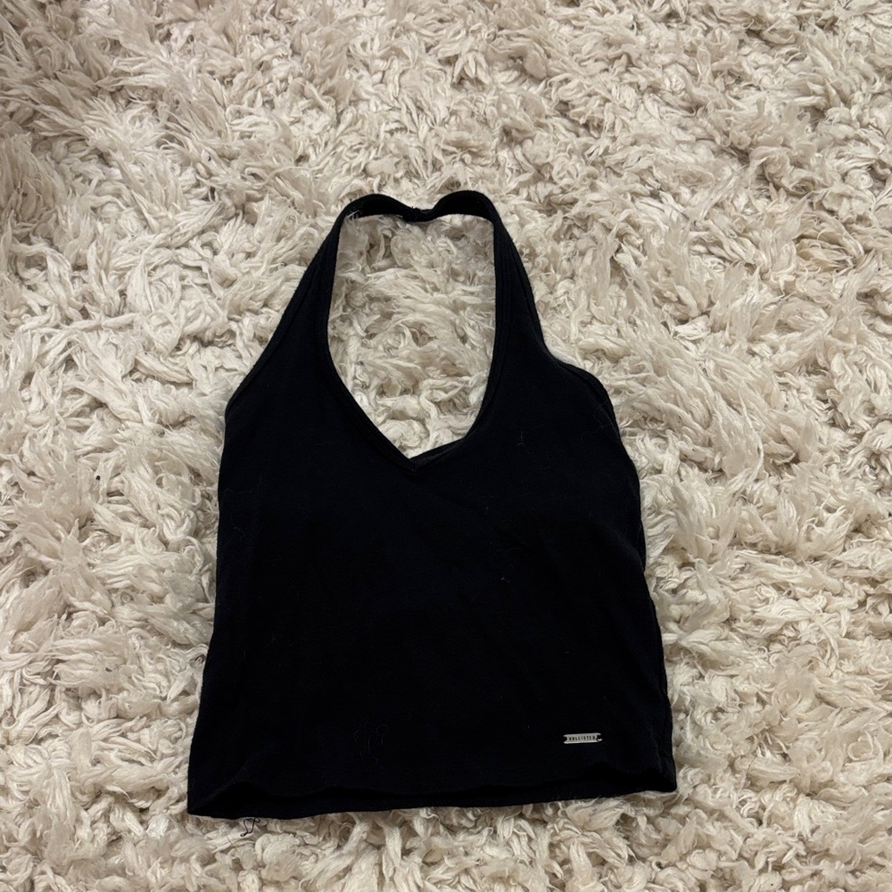 Hollister Black Halter Top